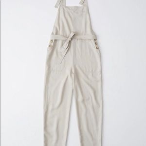 Abercrombie Cream Overalls